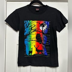 Neon Graffic Print tee